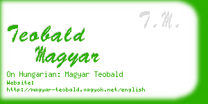 teobald magyar business card
